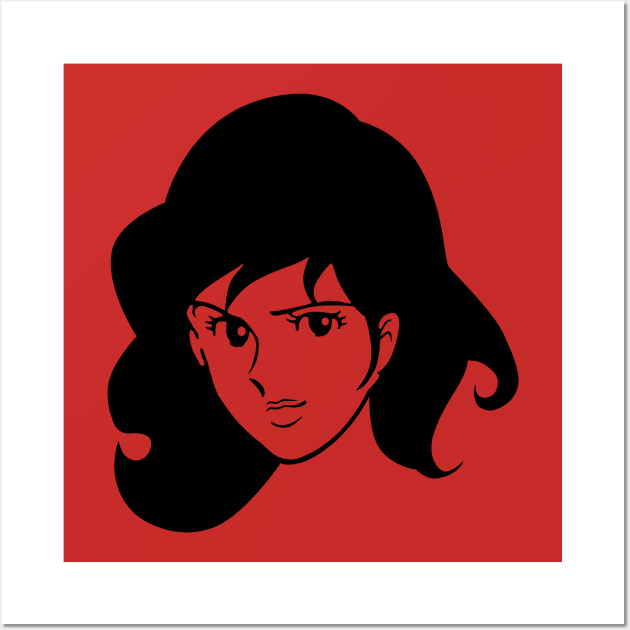 Fujiko Margot Lupin The Third Wall Art by SaverioOste